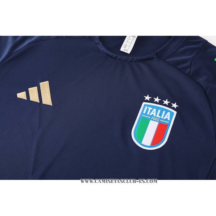Chandal del Italia 24-25 Manga Corta Azul - Pantalon Corto